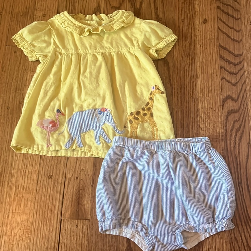 Baby Boden adorable animal print set